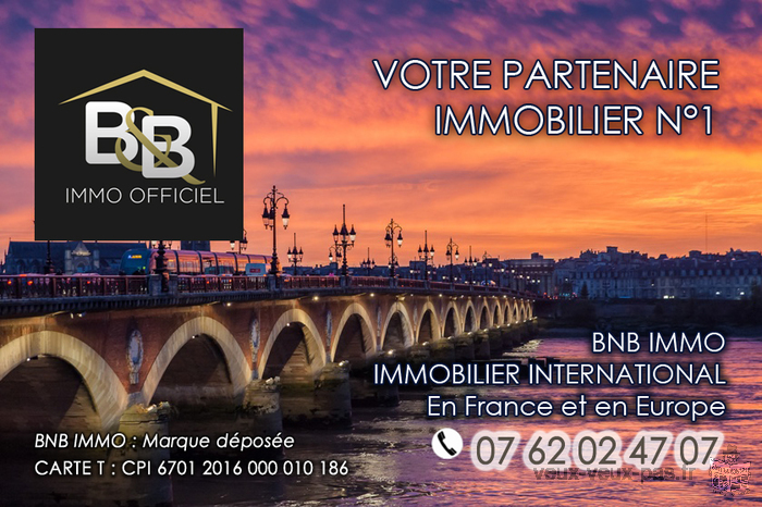 BNB IMMO, PARTENAIRE IMMOBILIER EN FRANCE ET EN EUROPE - IMMOBILIER INTERNATIONAL