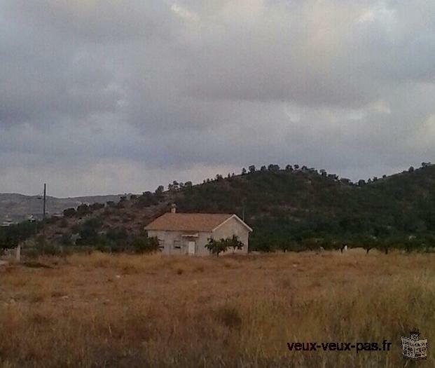 CHALET AND HOUSES WITH LAND BETWEEN MURCIA AND ALICANTE SPAIN