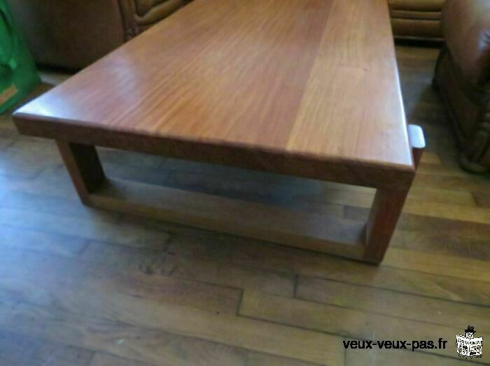 Sell a living room coffee table made of exotic solid wood