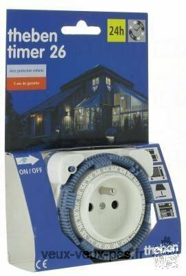 Prise programmable sur 24h Theben TIMER 26