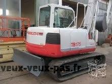 Mini pelle Takeuchi Midibagger TB 175W, année 2007