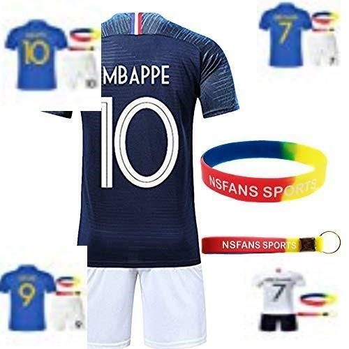 Maillot de Football Garçon Manche Courte 2 étoiles