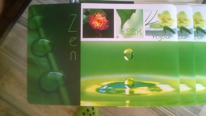 4 sets de table ZEN neuf