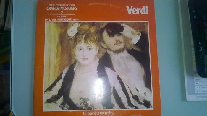 La Traviata Vinyle Chef d'oeuvre grands musiciens