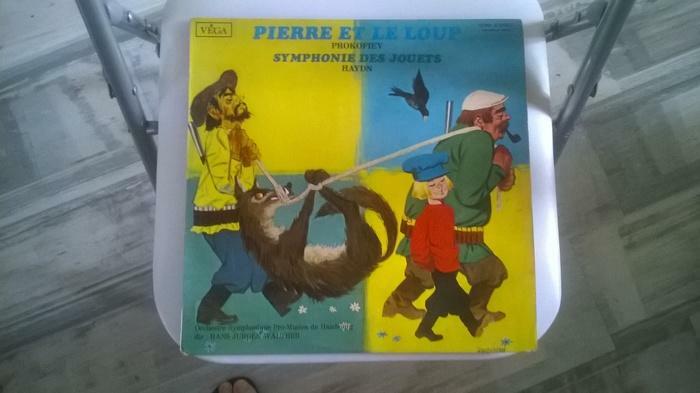 Vinyle 33 t pierre et le loup symphonie des jouets