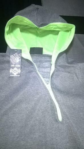 Sweat gris fluo XL NEUF H/F