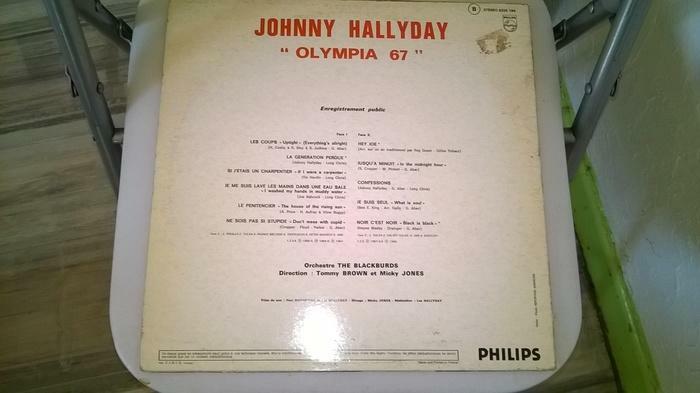 Vinyle Johnny Hallyday Olympia 67 Live 1967