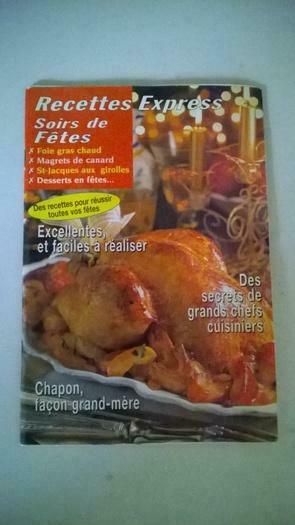 Livre recettes express Soirs de Fetes