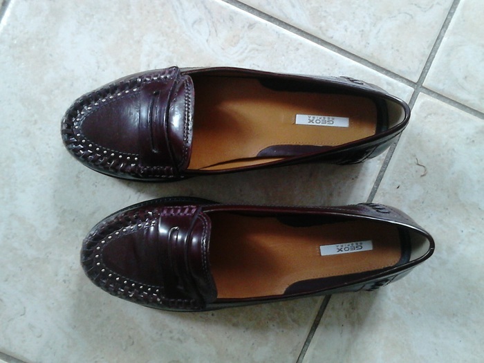 Mocassins Bordeaux GEOX pointure 37 1/2