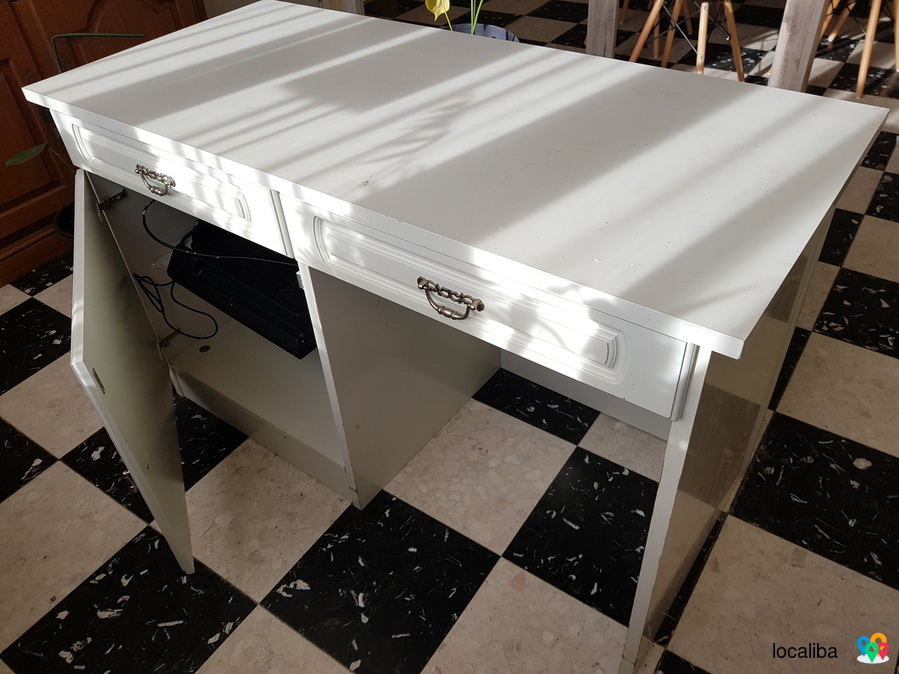 White desk