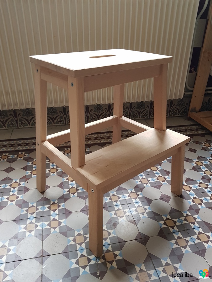 Wooden stool ikea