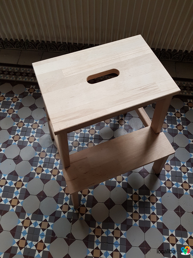 Wooden stool ikea