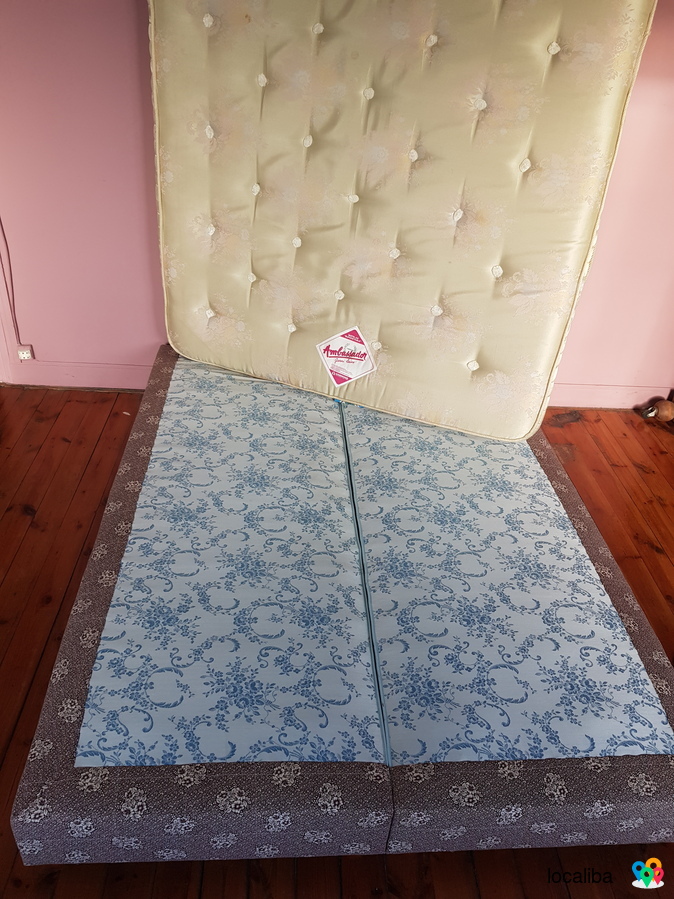 Lit 2 places (sommier + matelas)