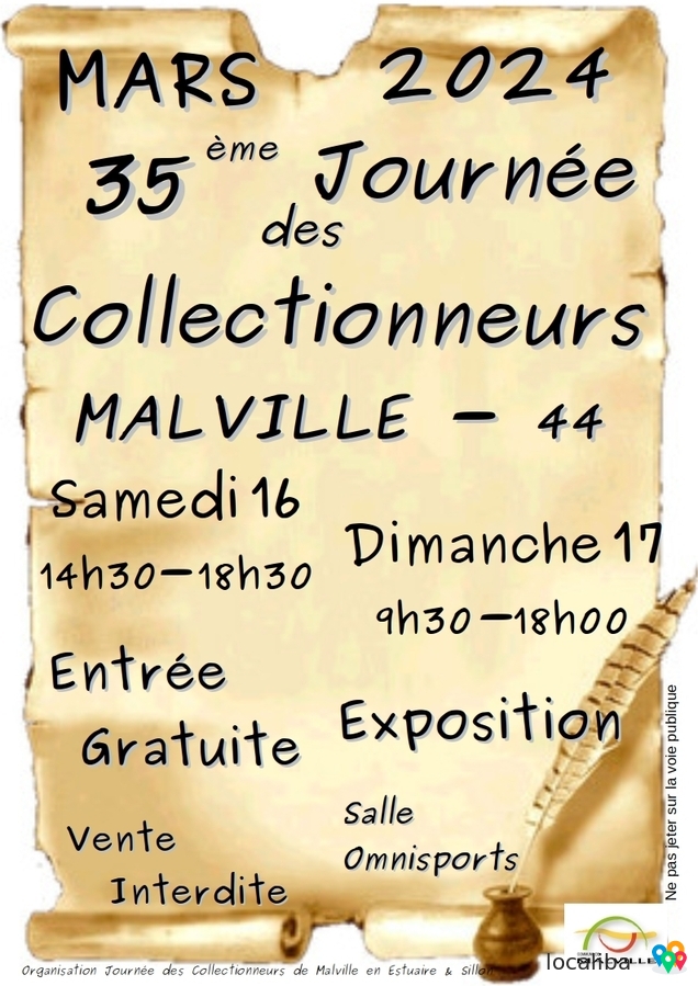 35ème JOURNÉE des COLLECTIONNEURS de MALVILLE