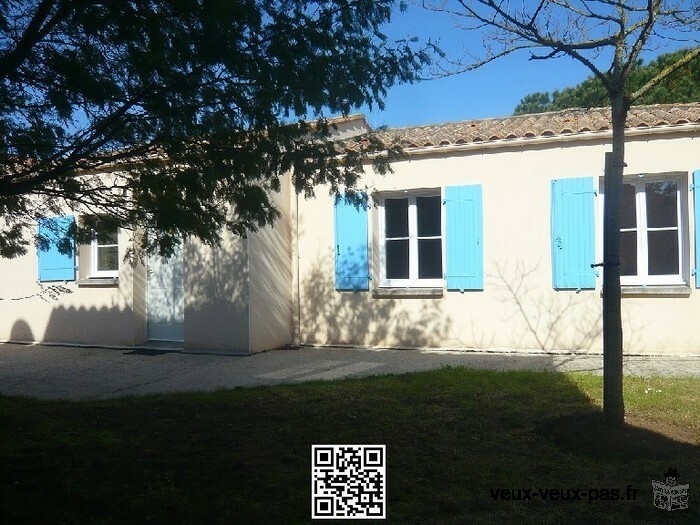 OLERON location maison classée 2* 3ch/6pers plain-pied calme