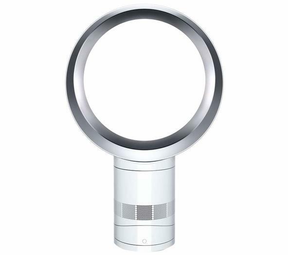 Dyson AM06 Desk Fan, 12 Inch - White/Silver by Dyson