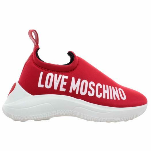 Love Moschino Sneakers Femmes JA15206 Neoprene Synthétique Rouge