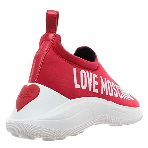 Love Moschino Sneakers Femmes JA15206 Neoprene Synthétique Rouge