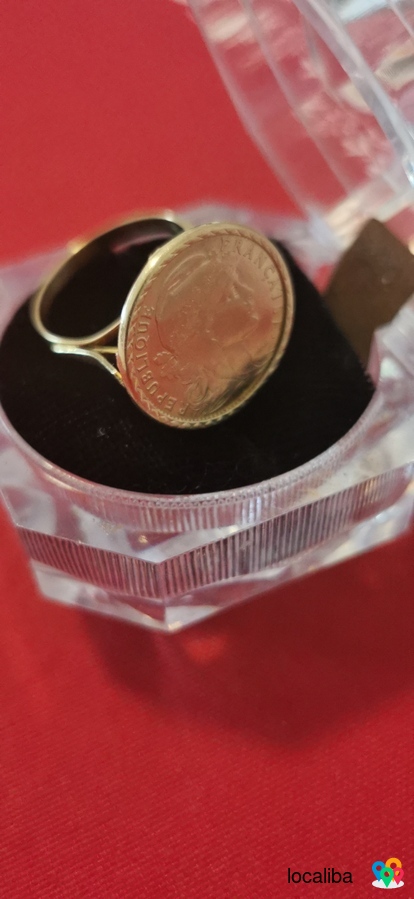 BAGUE ANCIENNE OR 18 ET 24 K