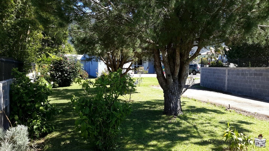 house with garage and garden