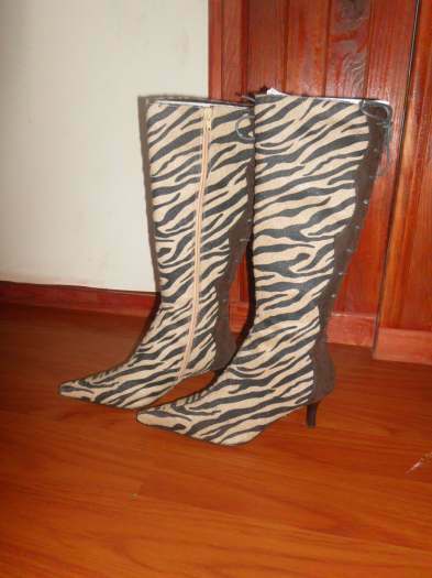 Bottes Femme léopard .