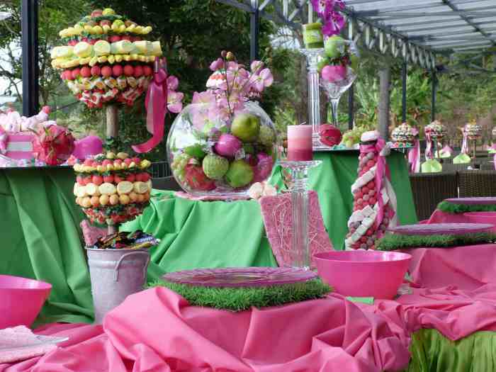 SALLE de RECEPTIONS, arbres à bonbons