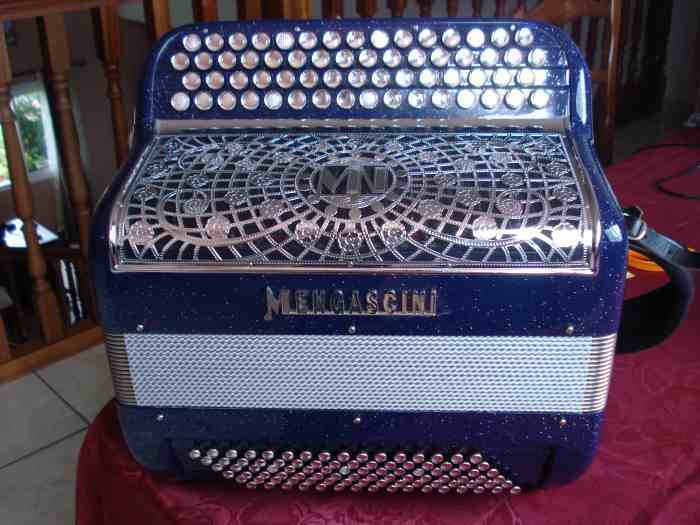 ACCORDEON BLEU PAILLETE - 2 900 euros