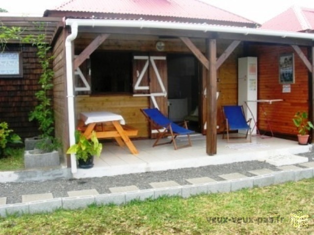 Bungalows en bois au sud de La Réunion