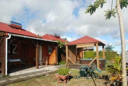 Bungalows en bois au sud de La Réunion