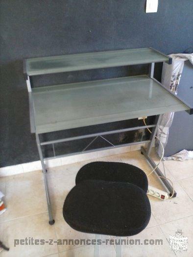 Bureau et chaise