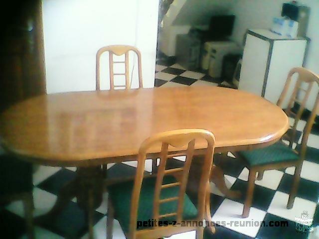 TABLE ET CHAISE