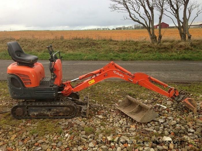 Mini pelle kubota k008-3