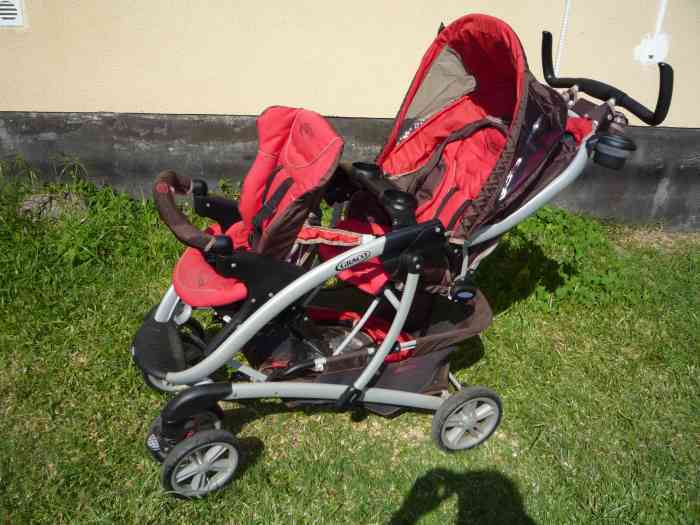 VENDS Poussette double GRACO + 2 COSY + 2 bases COSY