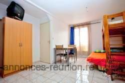 Location studio saisonnier st denis la la réunion