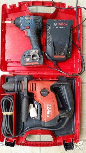 Vend Perceuse et viseuse Hilti et Bosch