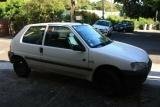 Urgent! voiture à vendre cause départ : Peugeot 106 open blanche