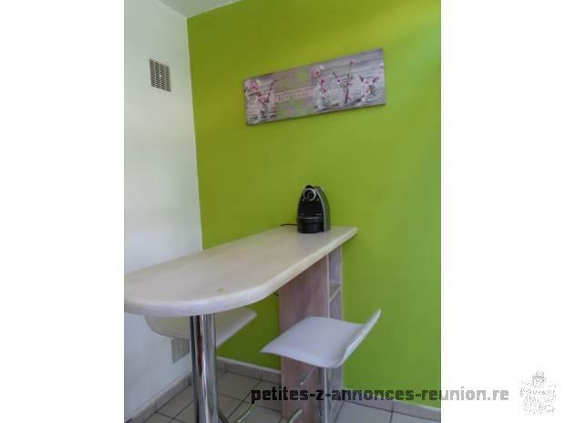 Studio 27 m2 Ermitage Les Bains près du lagon