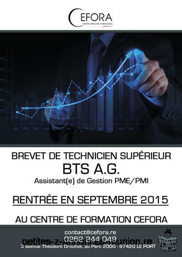 FORMATION BTS AG en Alternance - SEPTEMBRE 2015