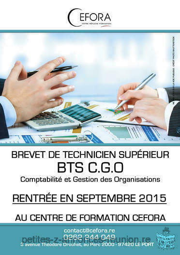 BTS CGO en alternance - SEPTEMBRE 2015