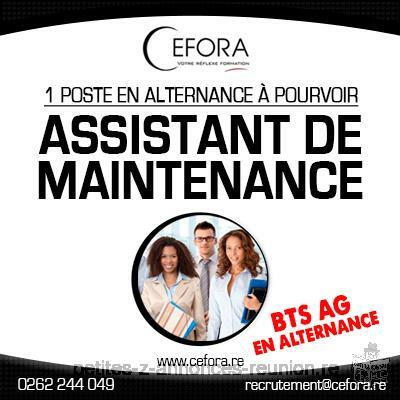 POSTE d'ASSISTANT(E) DE MAINTENANCE - LE PORT - ALTERNANCE