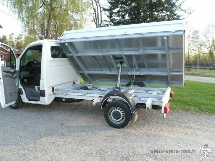 Volkswagen Crafter 35 avec trois bennes