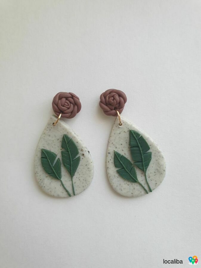 Earrings/handmade/plant/nature