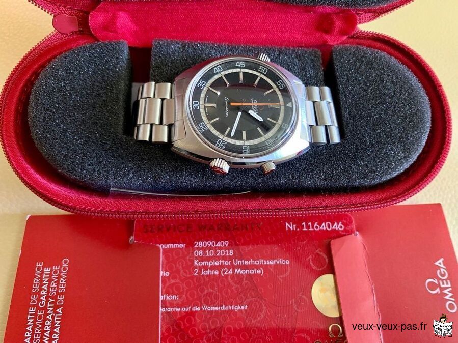 Extremely rare collector's watch from Omega. Seamaster Chronostop model, reference 145.008.