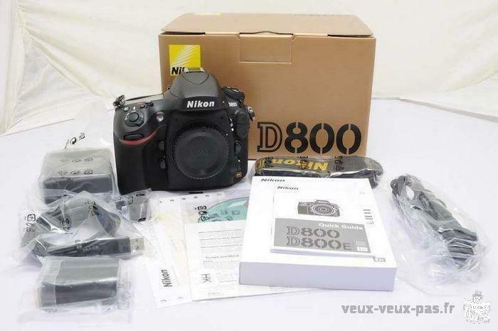 Nikon D800E boîtier nu [Noir] - Nikon - Reflex numérique Nikon D800E à NEUF avec tous les accessoire