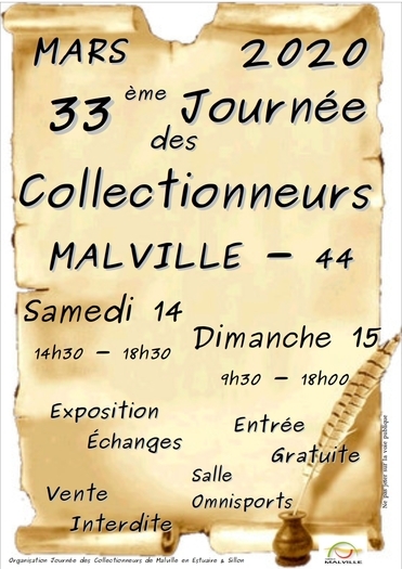 33ème JOURNÉE des COLLECTIONNEURS de MALVILLE
