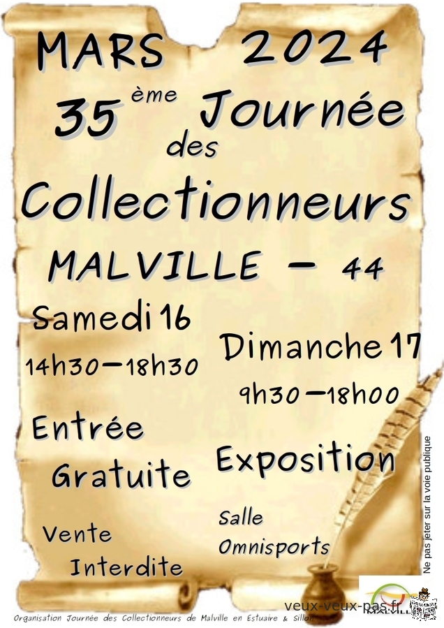 35ème JOURNÉE des COLLECTIONNEURS de MALVILLE