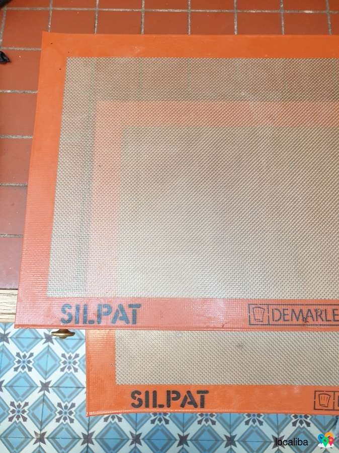 Tapis de de cuisson en silicone SILPAT x2
