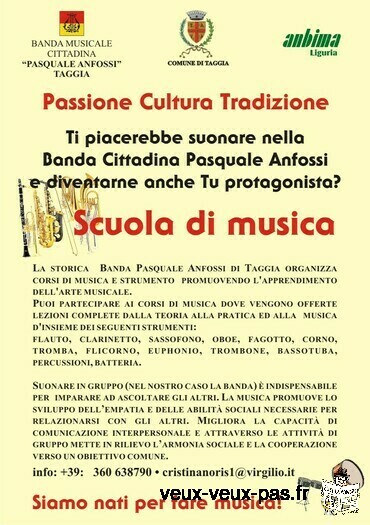 Vitaliano Gallo dirige l'Harmonie Municipale P. Anfossi en Concerto Le 29 Août 2021 TAGGIA (IM)